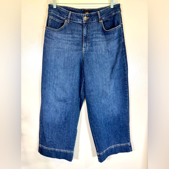 LEE Women's Legendary Trouser Jeans - Plus Size 16 Petite - Inner Strength Blue - Picture 1 of 15
